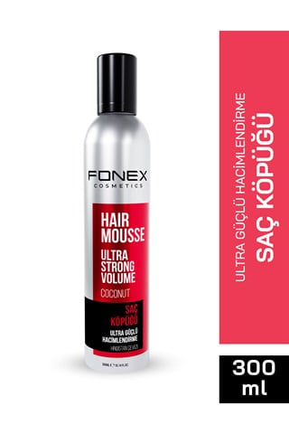 Fonex Saç Köpüğü Ultra Strong 300 ML 