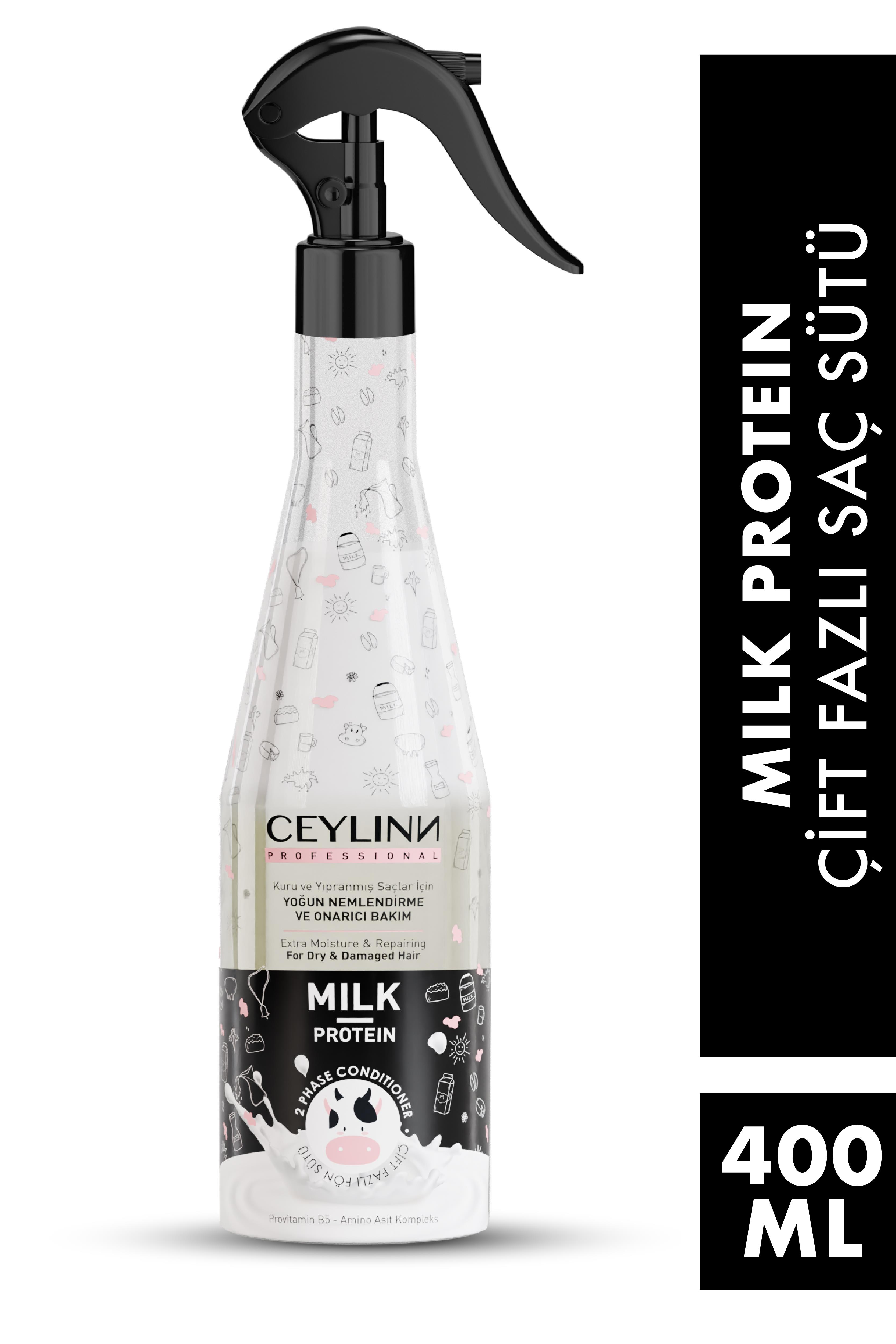 Ceylinn Milk Protein Çift Fazlı Fön Sütü 400 ML