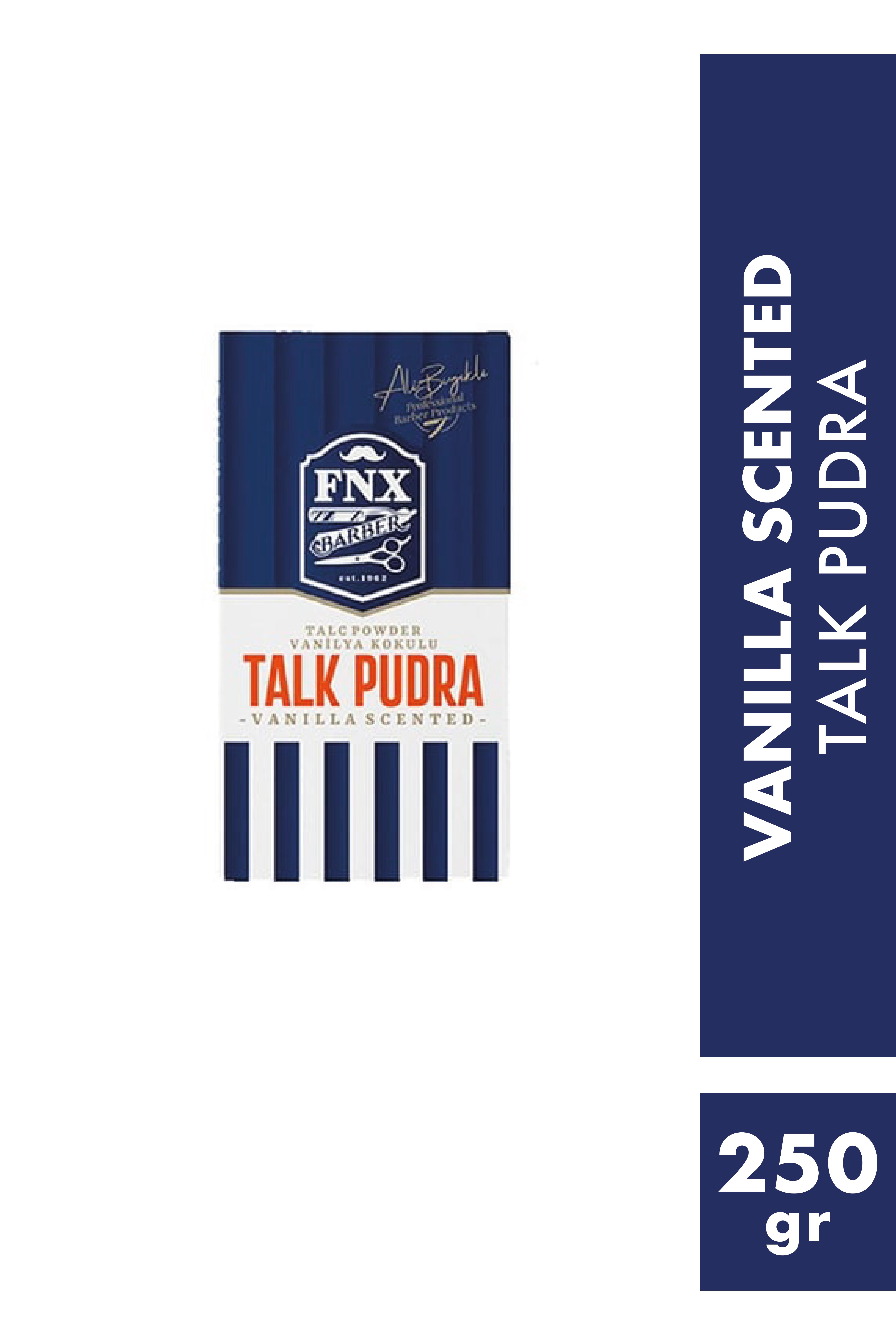 Fnx Barber Vanilya Kokulu Ali Bıyıklı Talk Pudra  250 GR