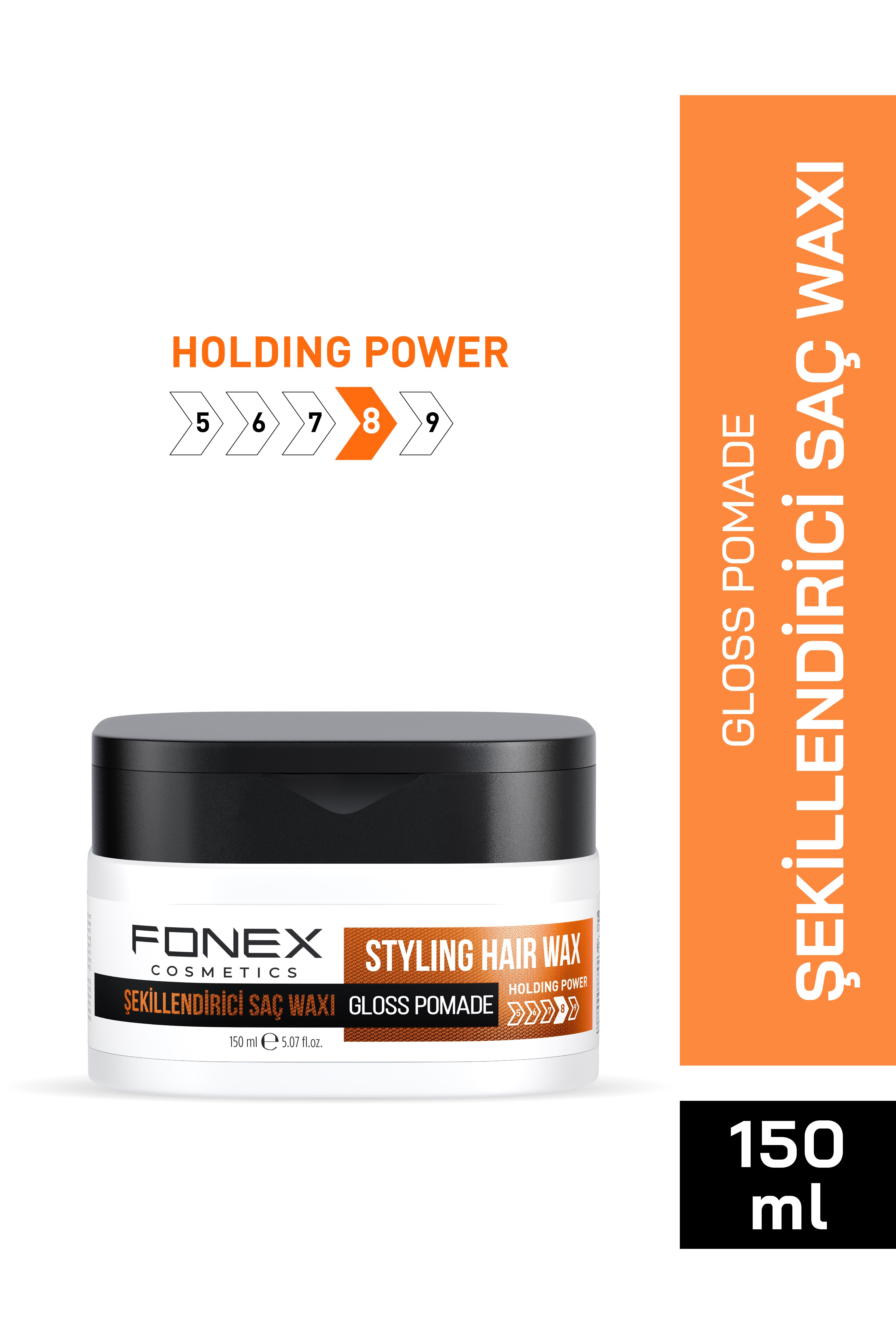 Fonex Şekillendirici Saç Waxı Gloss Pomade 150 ML 