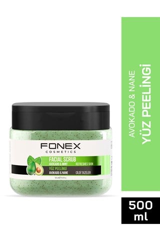 Fonex Yüz Peelingi Avokado - Nane 500 ML