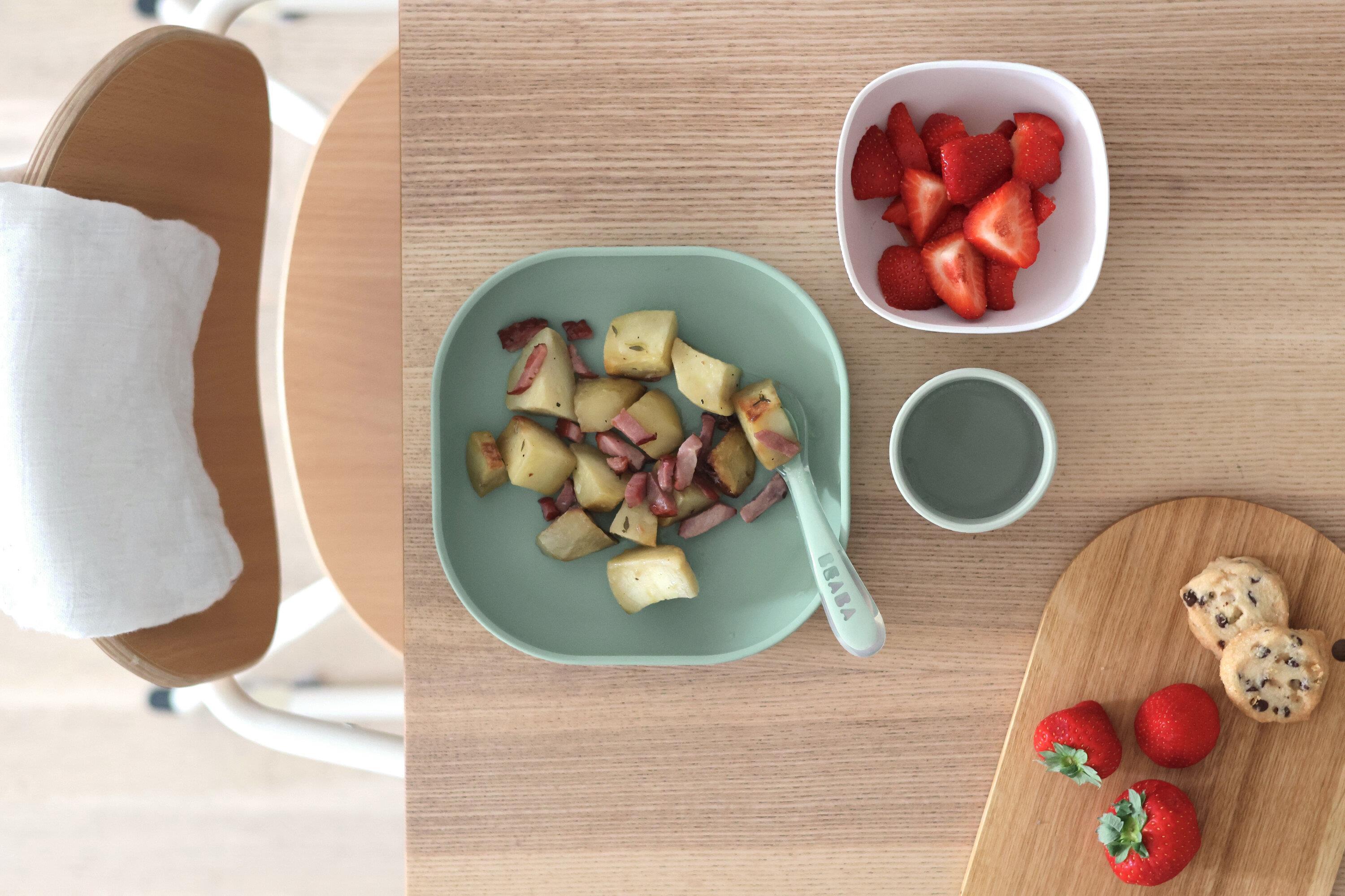 4lü silikon beslenme seti Sage Green