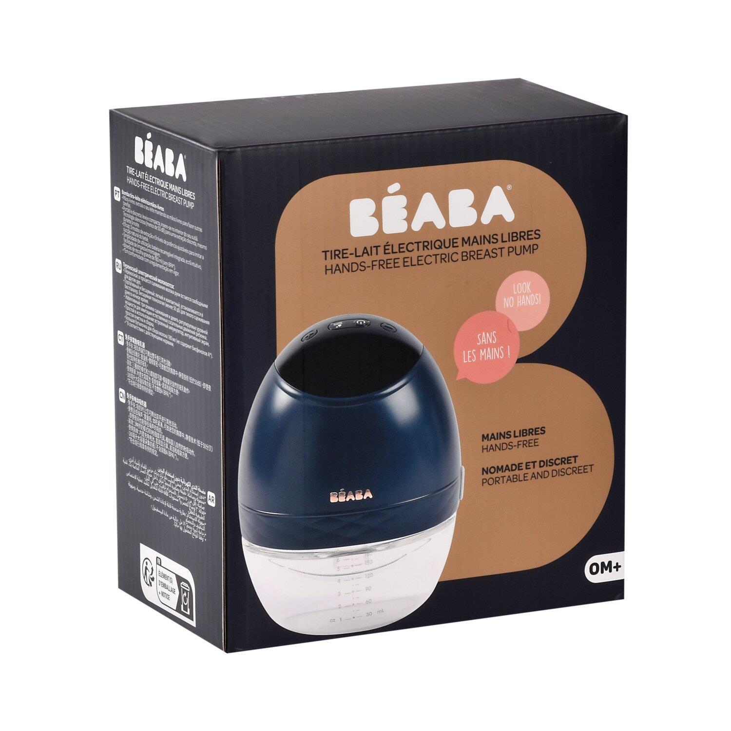 Beaba Hands-Free Giyilebilir Elektrikli Göğüs Pompası, Night Blue