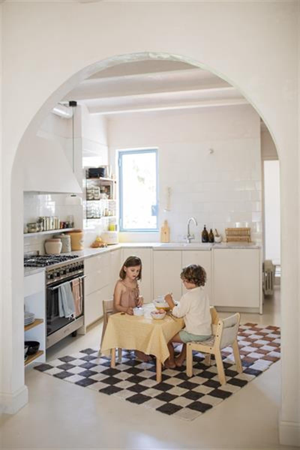 Halı, Kitchen Tiles Dark Grey