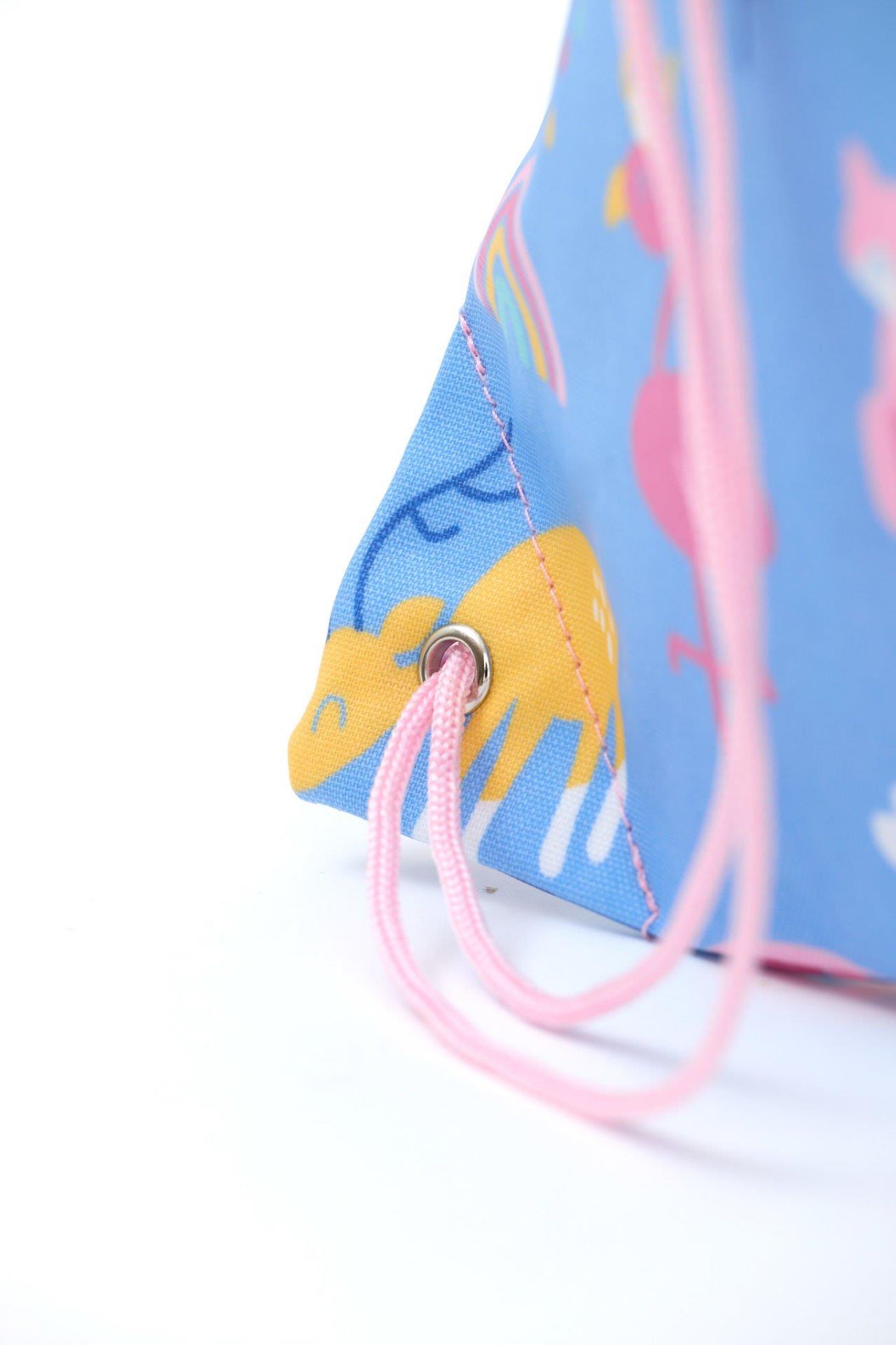 İpli Büzgülü Çanta / Rainbow Days