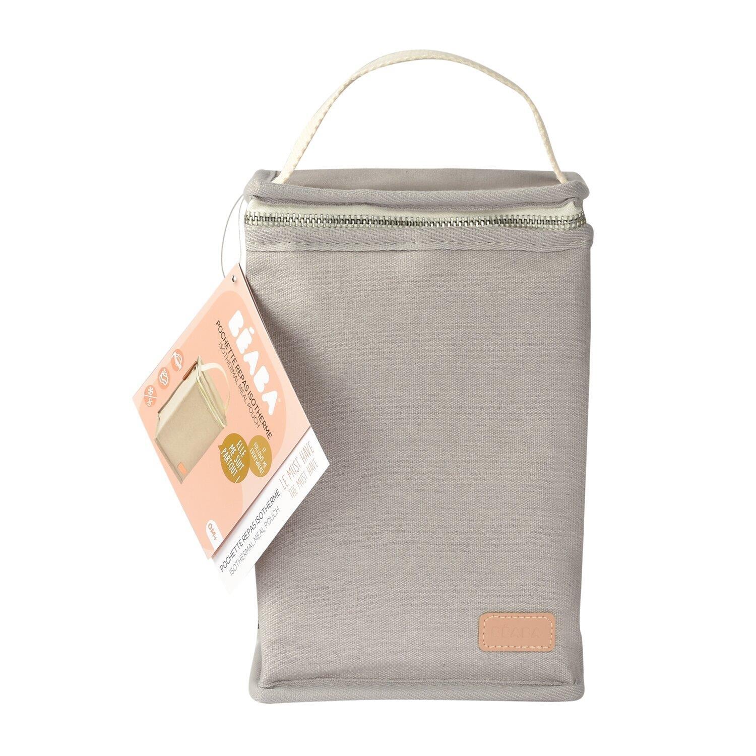İzotermik Beslenme Çantası, Canvas pearl grey
