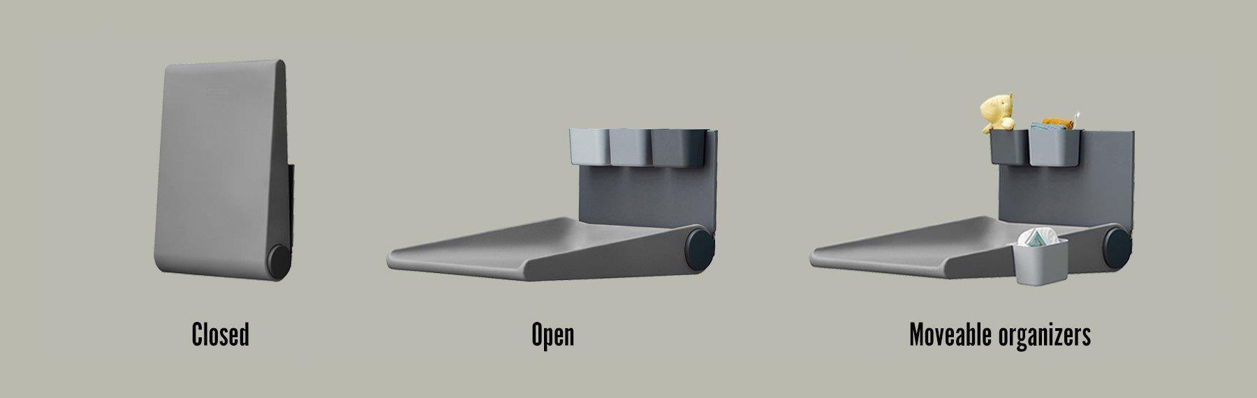 Leander Wally™ Alt Değiştirme Ünitesi, Dusty grey