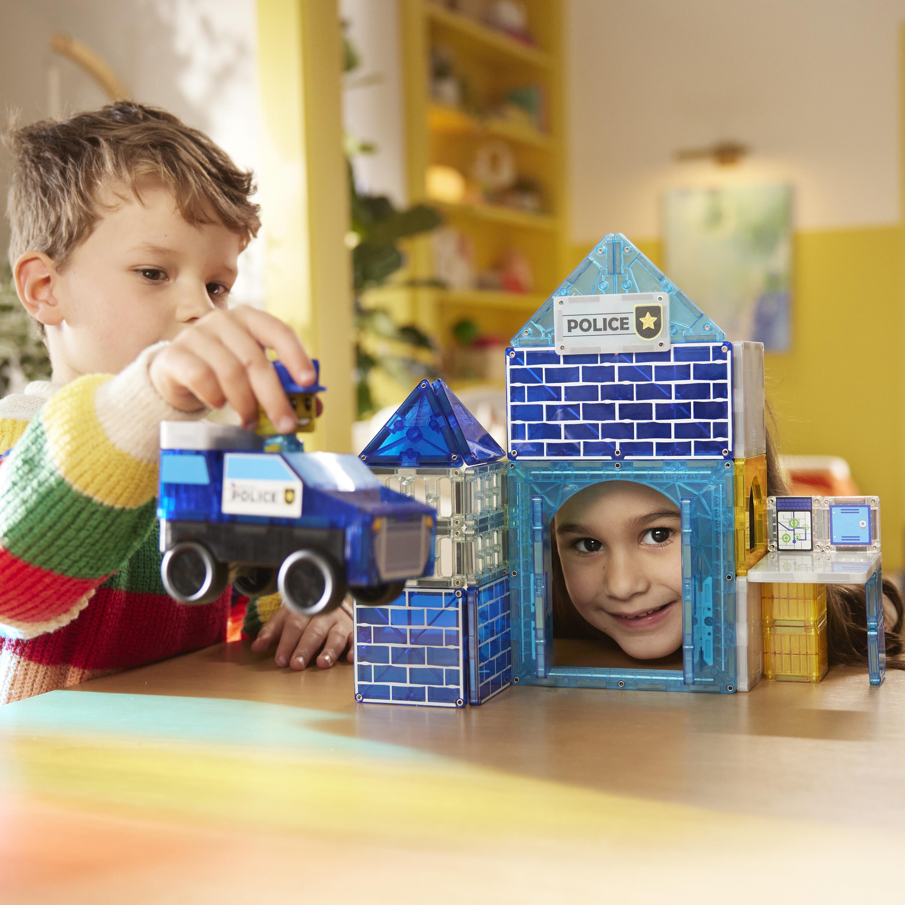 MAGNA-TILES® - Police Station - 35 Parça