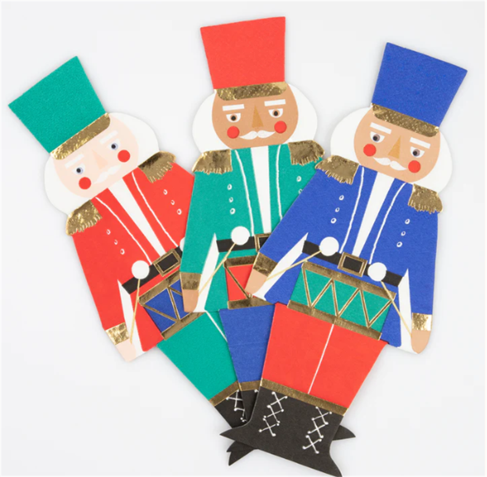 Meri Meri - Nutcracker Napkins - Nutcracker Peçeteler (16lı)