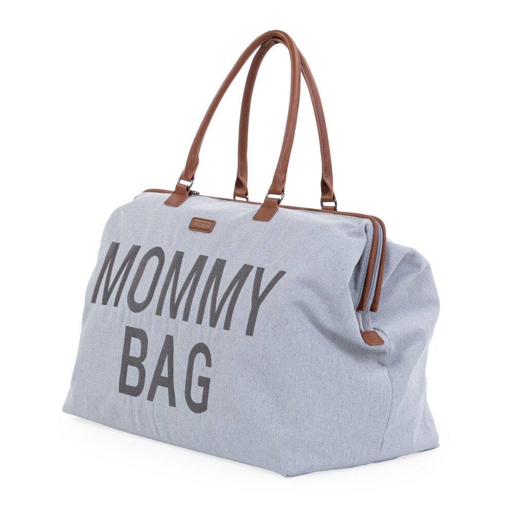 Mommy Bag Çanta, Kanvas Gri