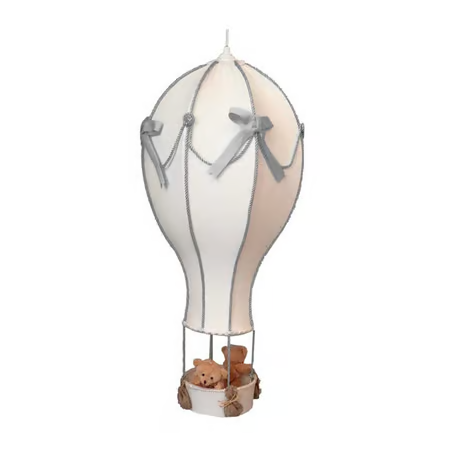 Büyük Uçan Balon Aydınlatma // Açık Gri