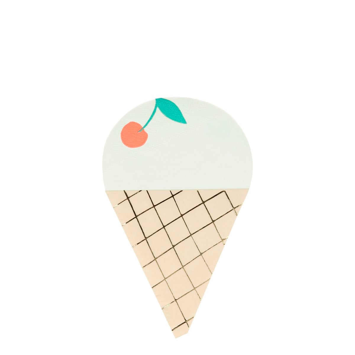 Meri Meri - Ice Cream Napkins - Dondurma Peçete - 16lı