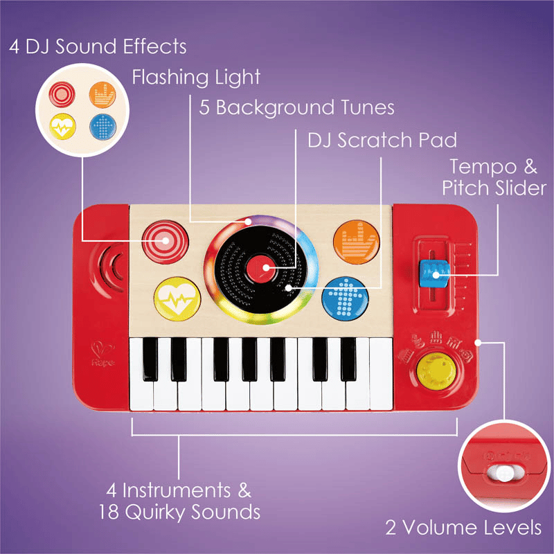 Hape DJ Mix & Spin Studio Oyuncak Müzik Aleti