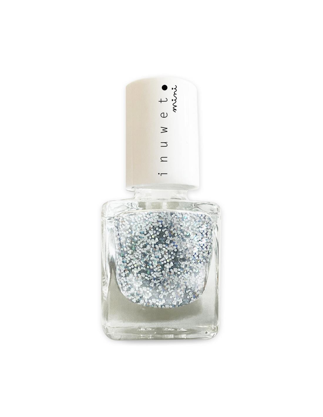 Inuwet - Vernis a Ongles Kids Argent- Vanilya Kokulu Su Bazlı Oje