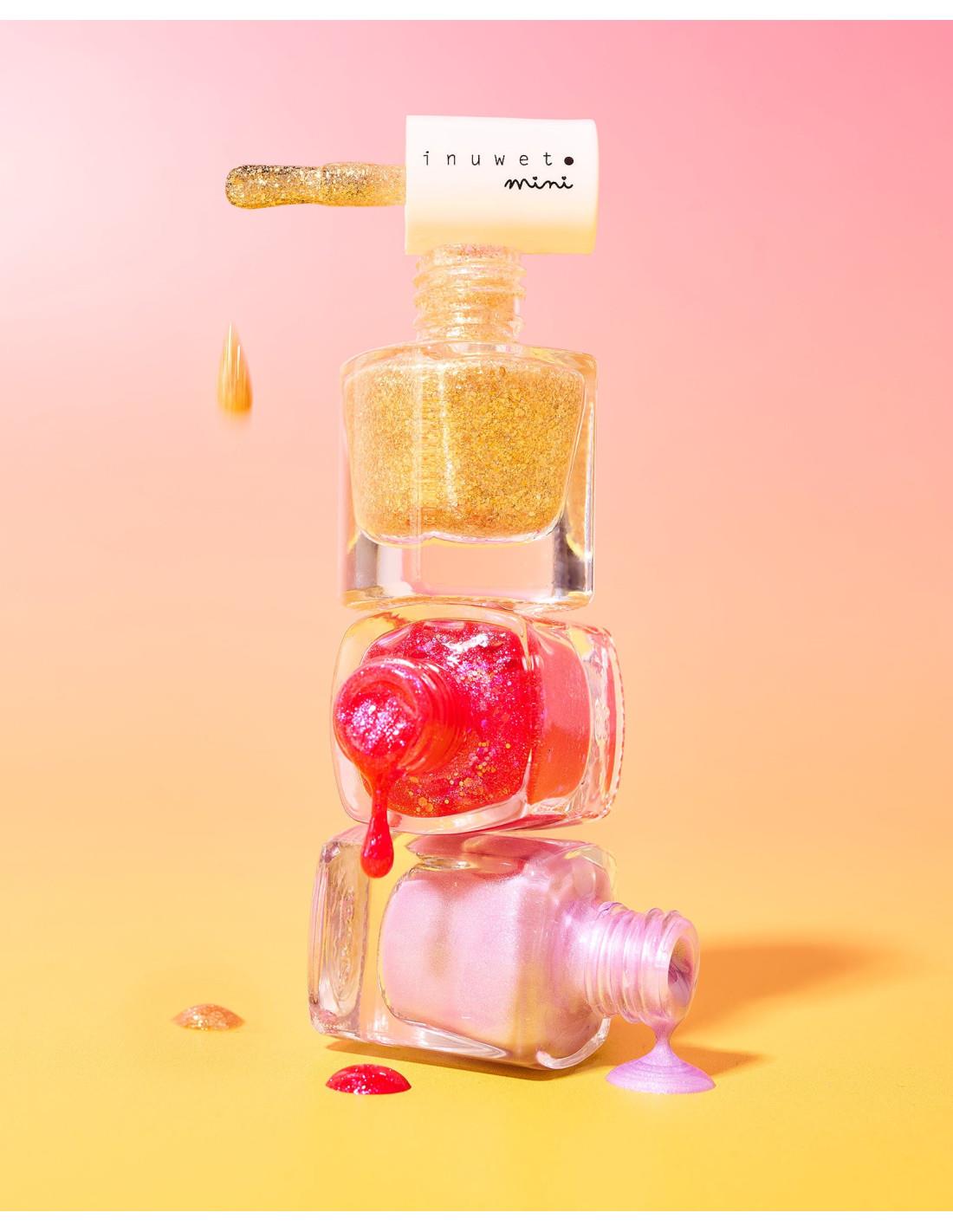 Inuwet - Vernis a Ongles Kids Top Coat Etoile- Yıldızlı Su Bazlı Oje