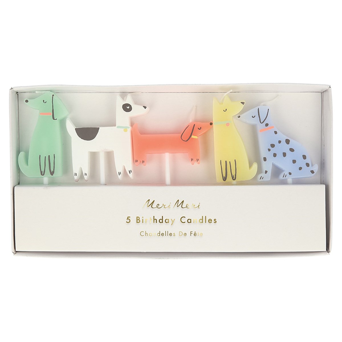 Meri Meri - Dog Candles - Köpek Mumlar