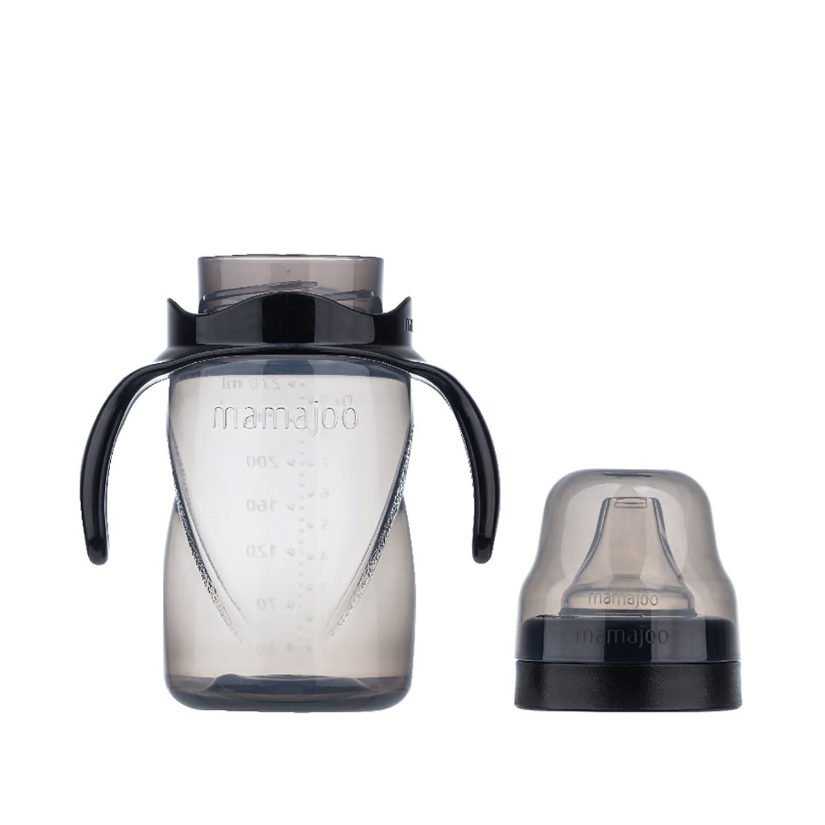 Mamajoo Kulplu Akıtmaz Eğitici Bardak Black 270 ml & Anti-Kolik Bardak Ucu