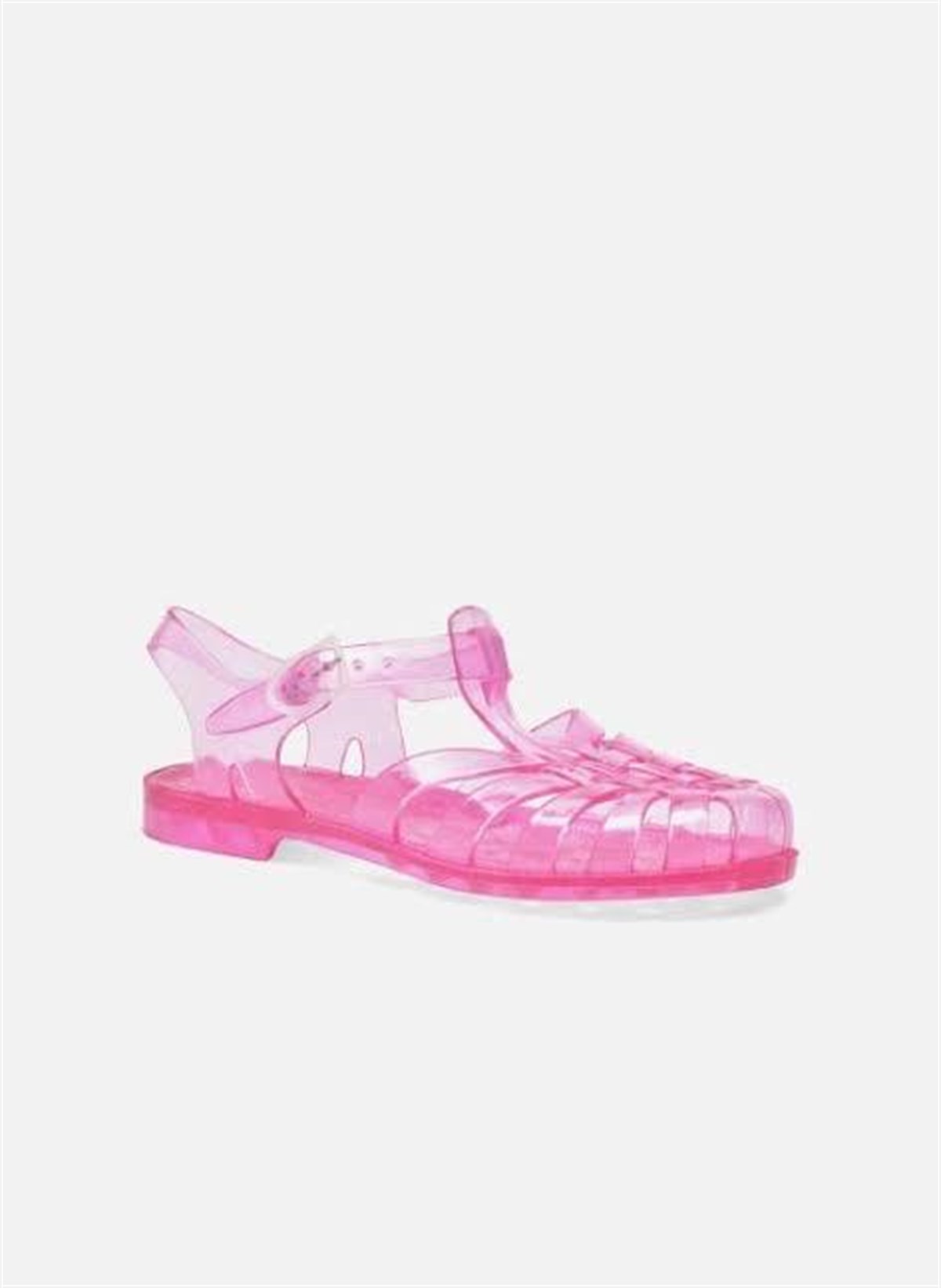 Meduse Sun Rose Paillete Sandals- Çocuk Sandalet Şeffaf Pembe