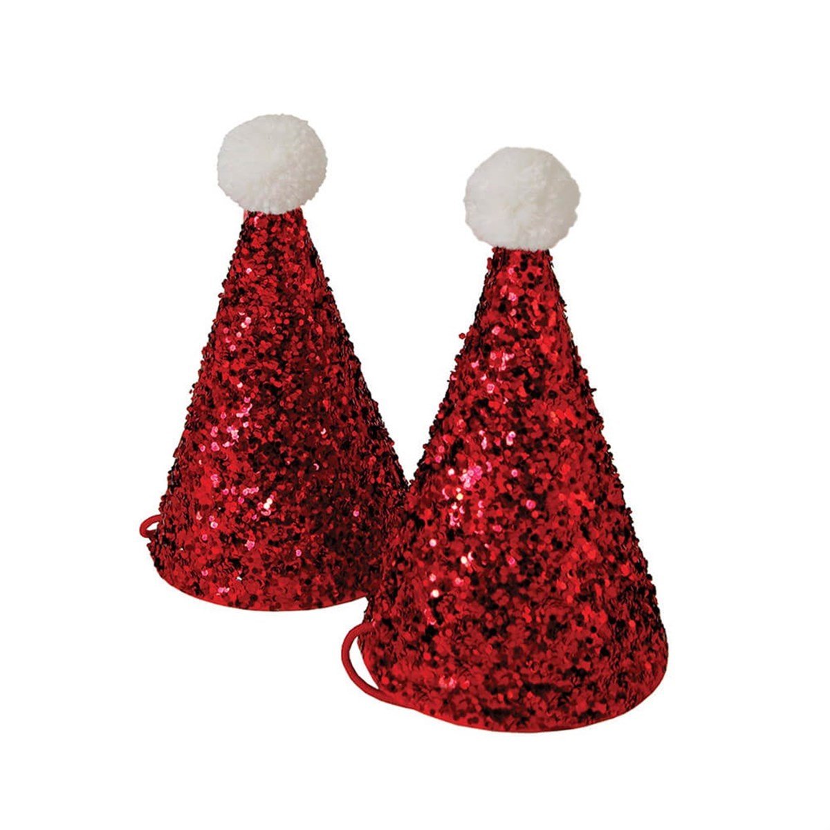 Meri Meri - Mini Santa Party Hats - Mini Noel Baba Şapkaları - 8li