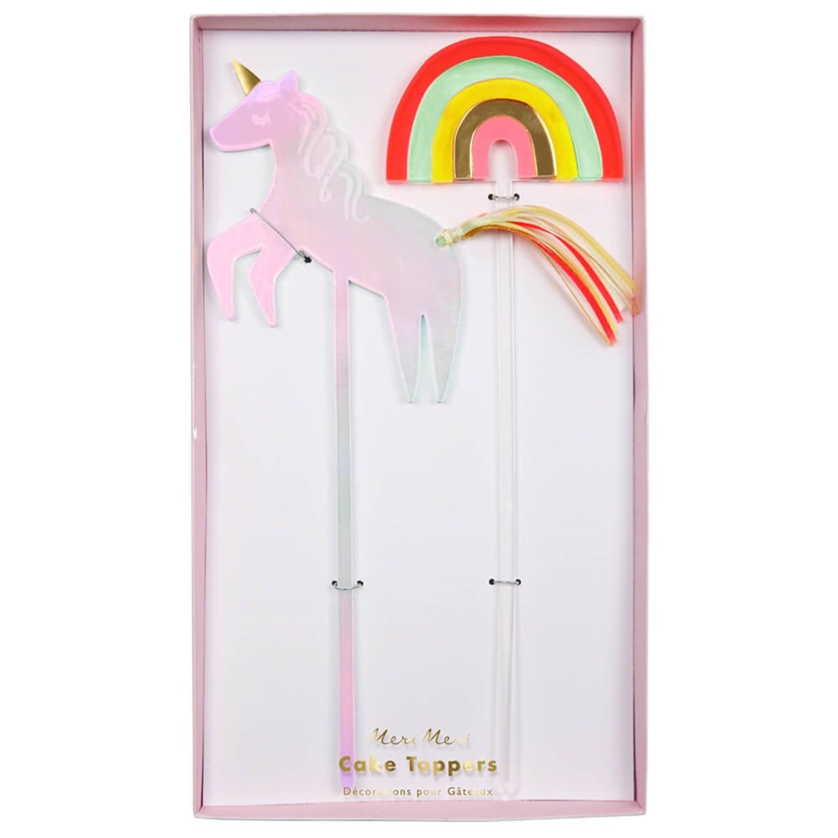Unicorn & Gökkuşağı Pasta Süsü
