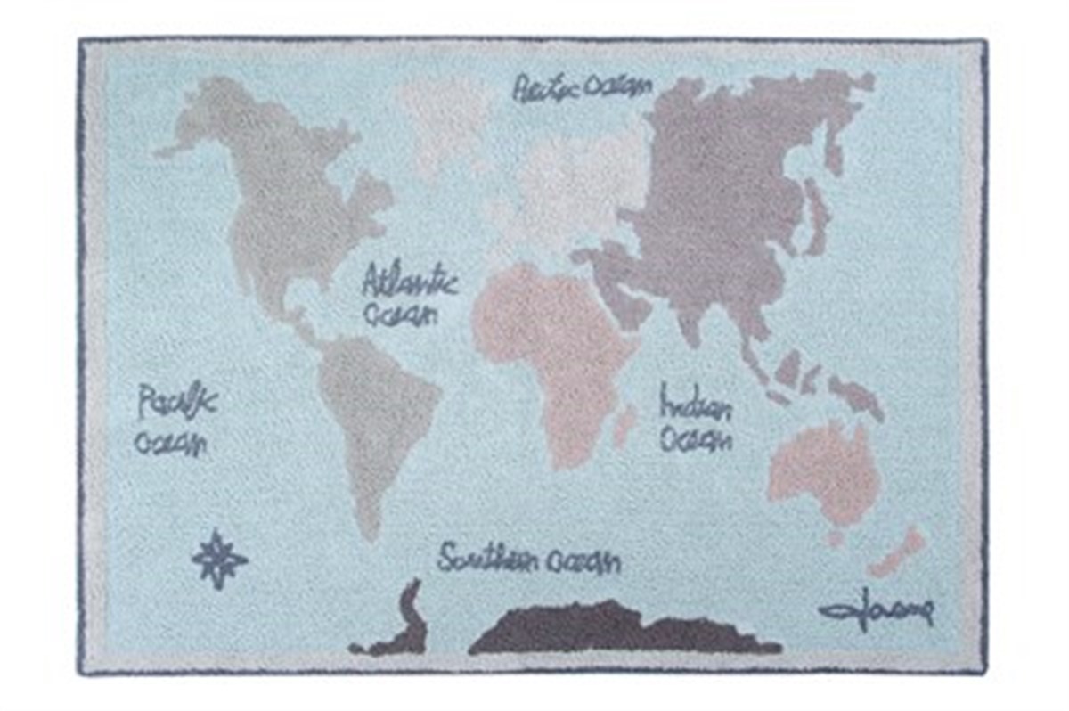 Vintage Map Halı | Lorena Canals