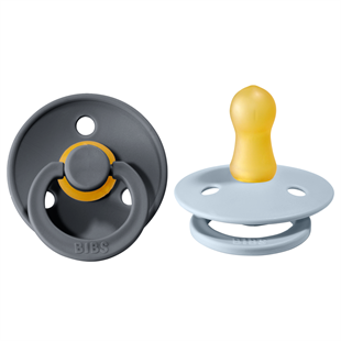 2li Bibs Emzik Iron/Baby Blue ( 6-18 Ay )