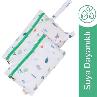 2li Su Geçirmeyen Çanta Seti/ Fish the Buton