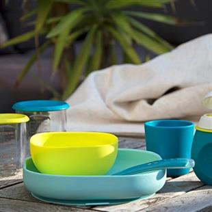 4lü Silikon Beslenme Seti Blue