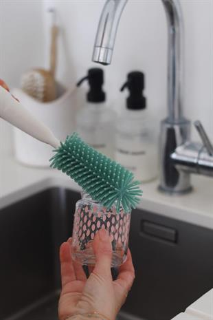 Beaba Biberon Temizleme Fırçası, Sage Green