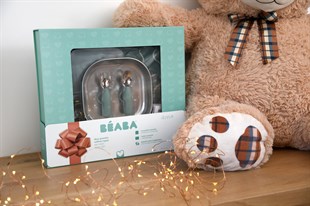 Beaba İlk Yemek Setim Çelik, Sage Green