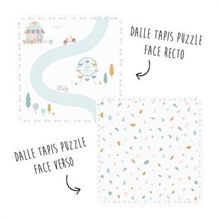 Eevaa Puzzle Oyun Mat, Village / Terrazzo