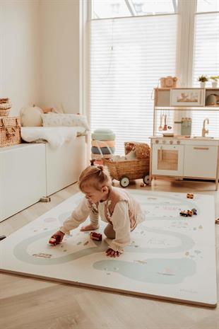 Eevaa Puzzle Oyun Mat, Village / Terrazzo