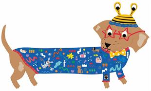 FLOSS & ROCK 20 Parça Köpek Şekilli Yap-Boz / Pets