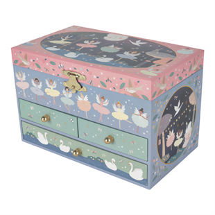 Floss & Rock 3 Cekmeceli Müzikli Mücevher Kutusu / Enchanted *YENİ*