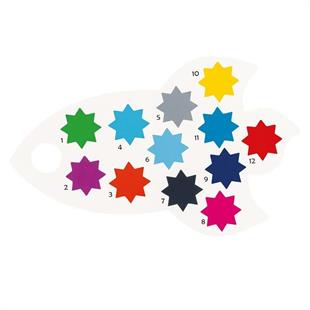 Floss & Rock Sayılarla Sulu Boyama Kitapları / Space