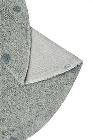 Halı, Round Dot Blue Sage