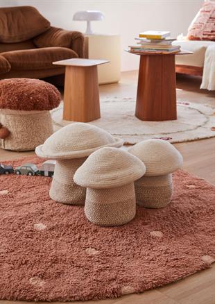 Halı, Round Dot Chestnut