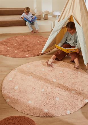 Halı, Round Dot Rose