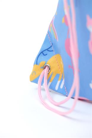 İpli Büzgülü Çanta / Rainbow Days