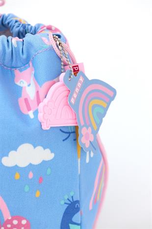 İpli Büzgülü Çanta / Rainbow Days