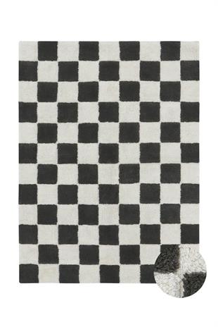 Lorena Canals Çocuk Odası Halısı, Kitchen Tiles Dark Grey XS