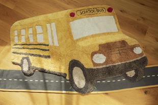 Lorena Canals Çocuk Odası Halısı, School Bus