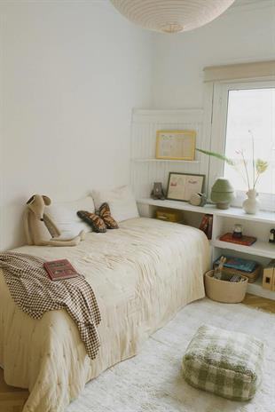 Lorena Canals Çocuk odası Pufu, Vichy Matcha