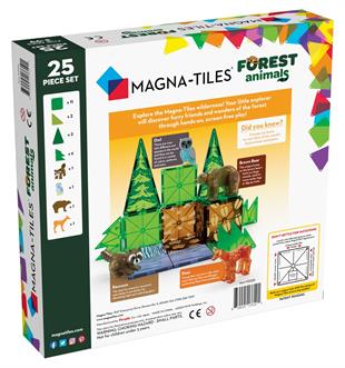 MAGNA-TILES® - Orman Hayvanları - 25 Parça