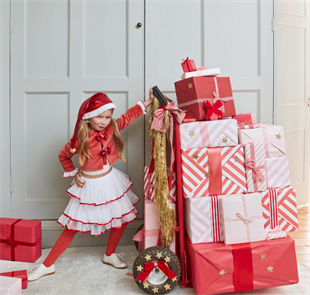 Meri Meri - Santas Little Helper Kostüm / 5-6 Yaş