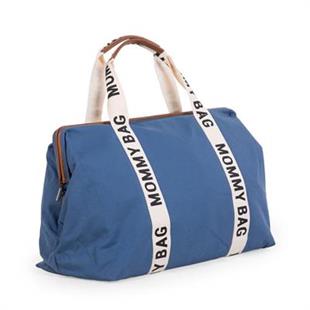 Mommy Bag Çanta, Signature Kanvas Indigo