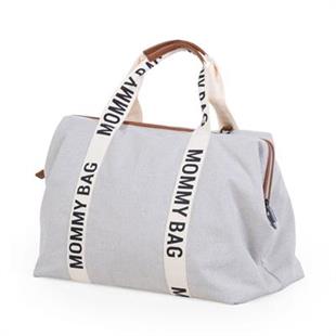 Mommy Bag Çanta, Signature Kanvas Krem