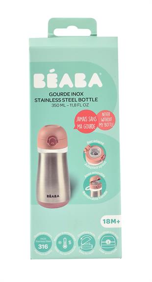 Paslanmaz Çelik Suluk 350 ml, Old pink