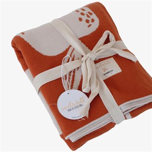 Apple Turuncu Triko Battaniye