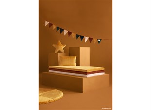 Aristote Star Dekoratif Yastık, Velvet Farniente Yellow